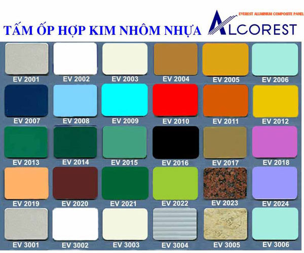 Mã màu Alumium | Những biển hiệu quảng cáo đẹp từ Alu.